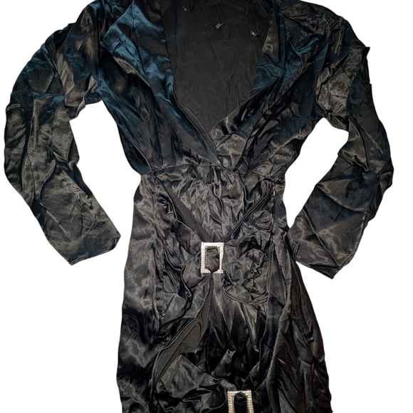 NWOT**Zara Black Bodycon Dress - Picture 2 of 7